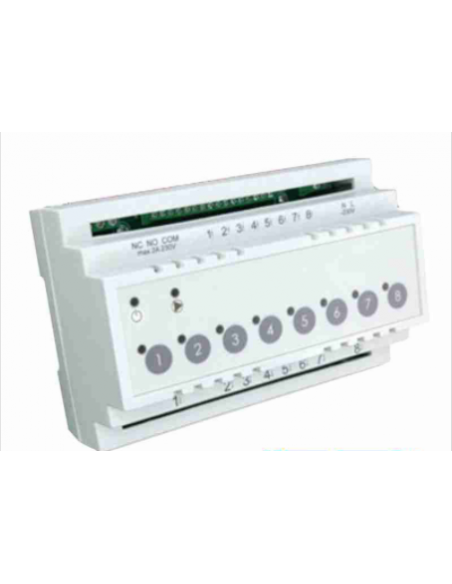 PLACA CONEXION 8 ZONAS + CONTROL DE BOMBA 8D
